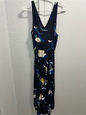 a new day Navy Floral V-Neck Maxi Dress